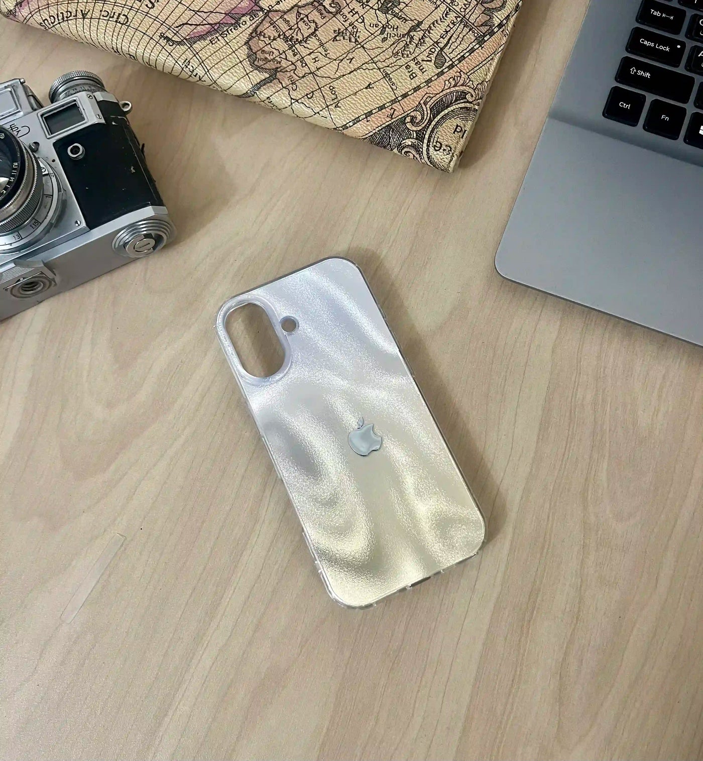 Holographic Silicone iPhone 17 Case