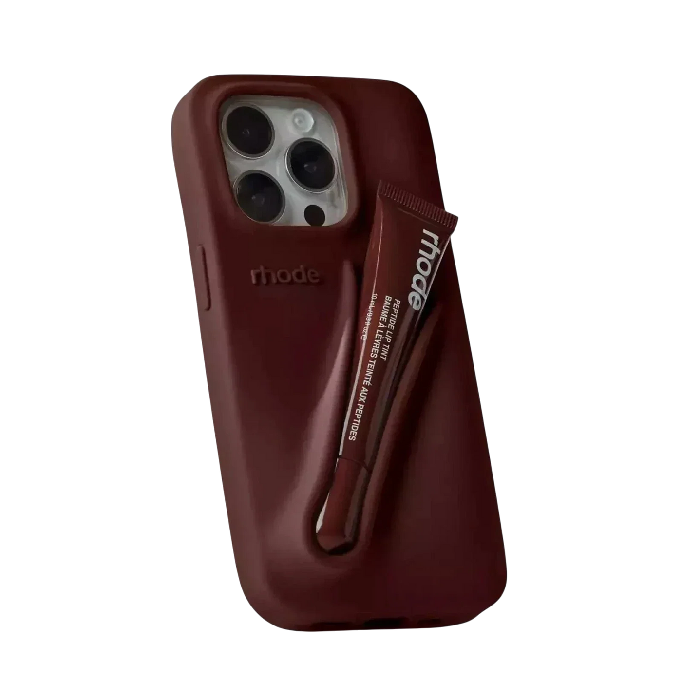 Minimalist Rhode Style Protective iPhone 16 Pro Case - Front View