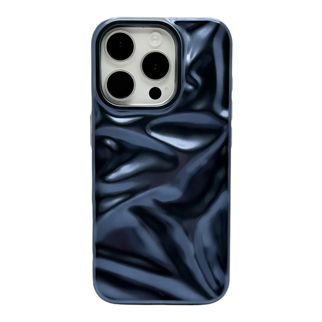 Aesthetic Wavy iPhone 17 Pro Case - Front View