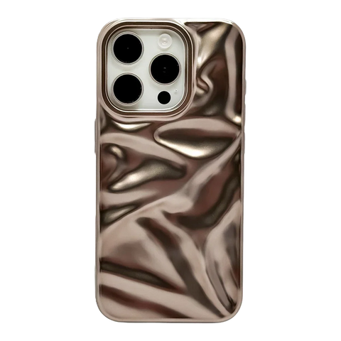 Aesthetic Wavy iPhone 14 Case - Front View