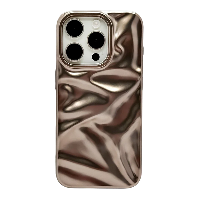 Aesthetic Wavy iPhone 14 Case - Front View
